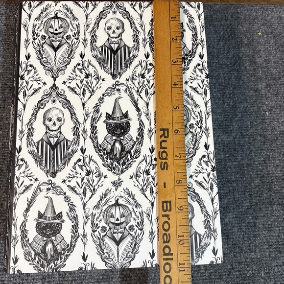 Punch Studio Decorative Nesting Book Box Halloween Skull Cat Pumpkin 8x11 - Picture 11 of 11